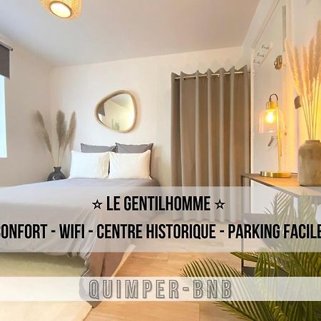 Le Gentilhomme - Studio - Entree Autonome - Plein Centre Historique Quimper Exterior foto