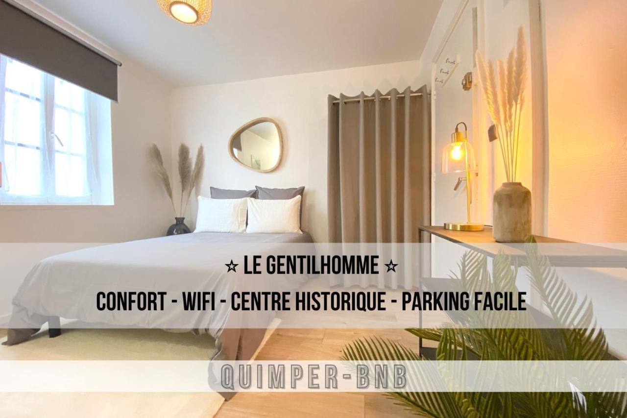 Le Gentilhomme - Studio - Entree Autonome - Plein Centre Historique Quimper Exterior foto